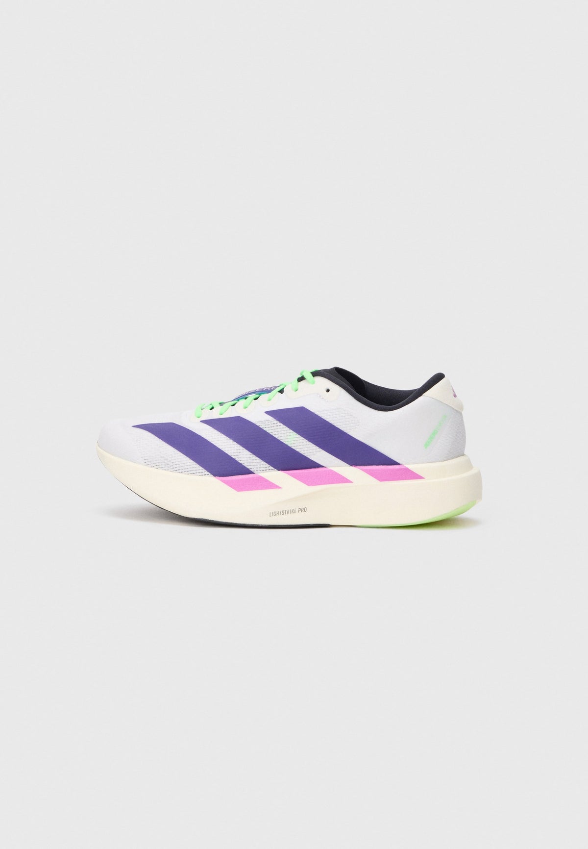 adidas Adizero Evo SL M - White / Collegiate Purple / Lime Burst