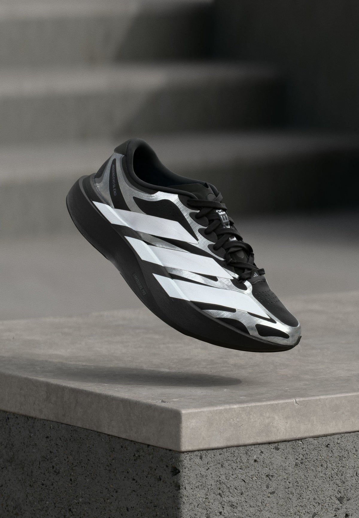 adidas Adizero Evo SL Exo M - Core Black / Footwear White / Iron Metallic