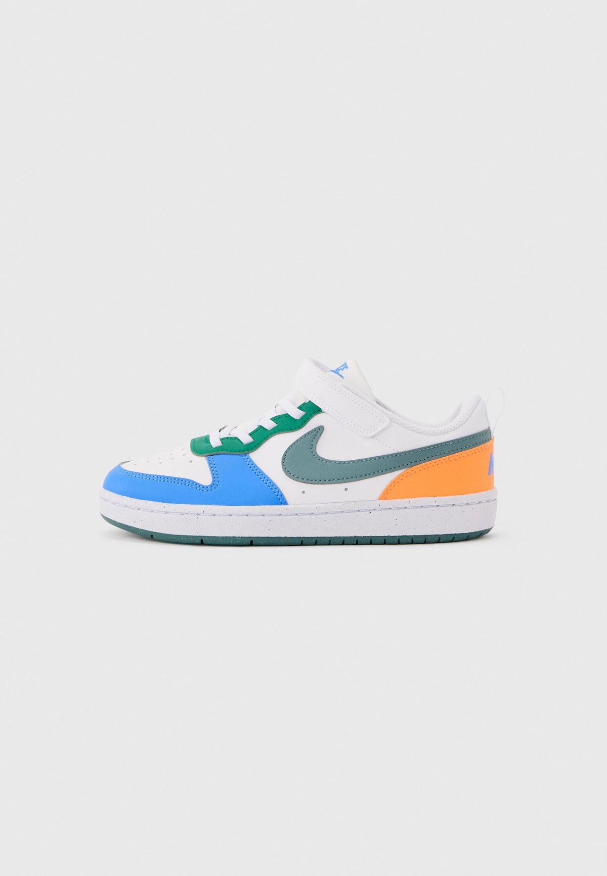 Nike Court Borough Recraft - White / Mineral Slate / Malachite / Blue Crystal / Total Orange