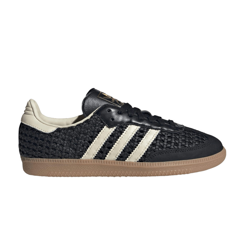 adidas Samba OG Basketweave - Black Cream White
