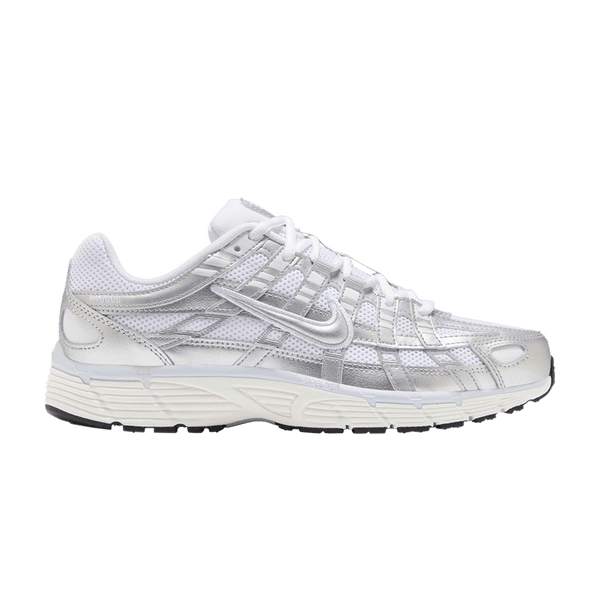 Nike P-6000 - White Blue Tint Sail Metallic Silver