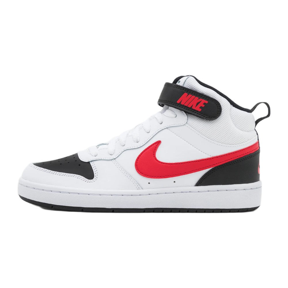 Nike Court Borough MID 2 - White / Universe Red / Black