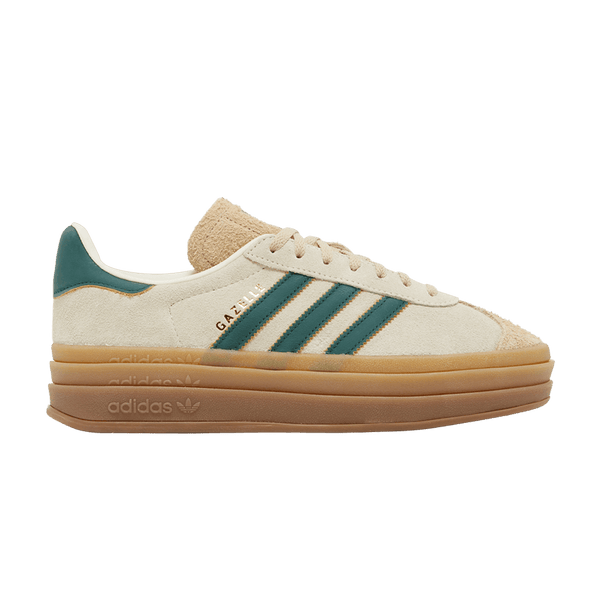 adidas Gazelle Bold Magic - Beige Collegiate Green