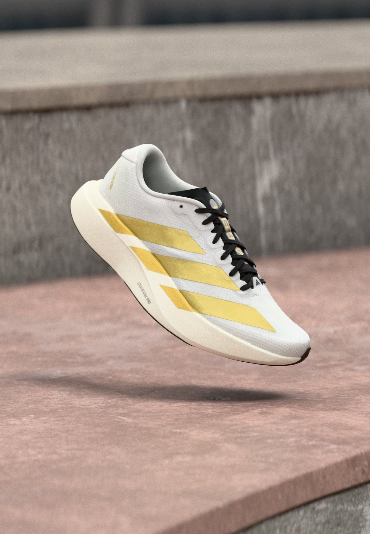adidas Adizero Evo SL Woven M - Footwear White / Matte Gold-coloured / Core Black