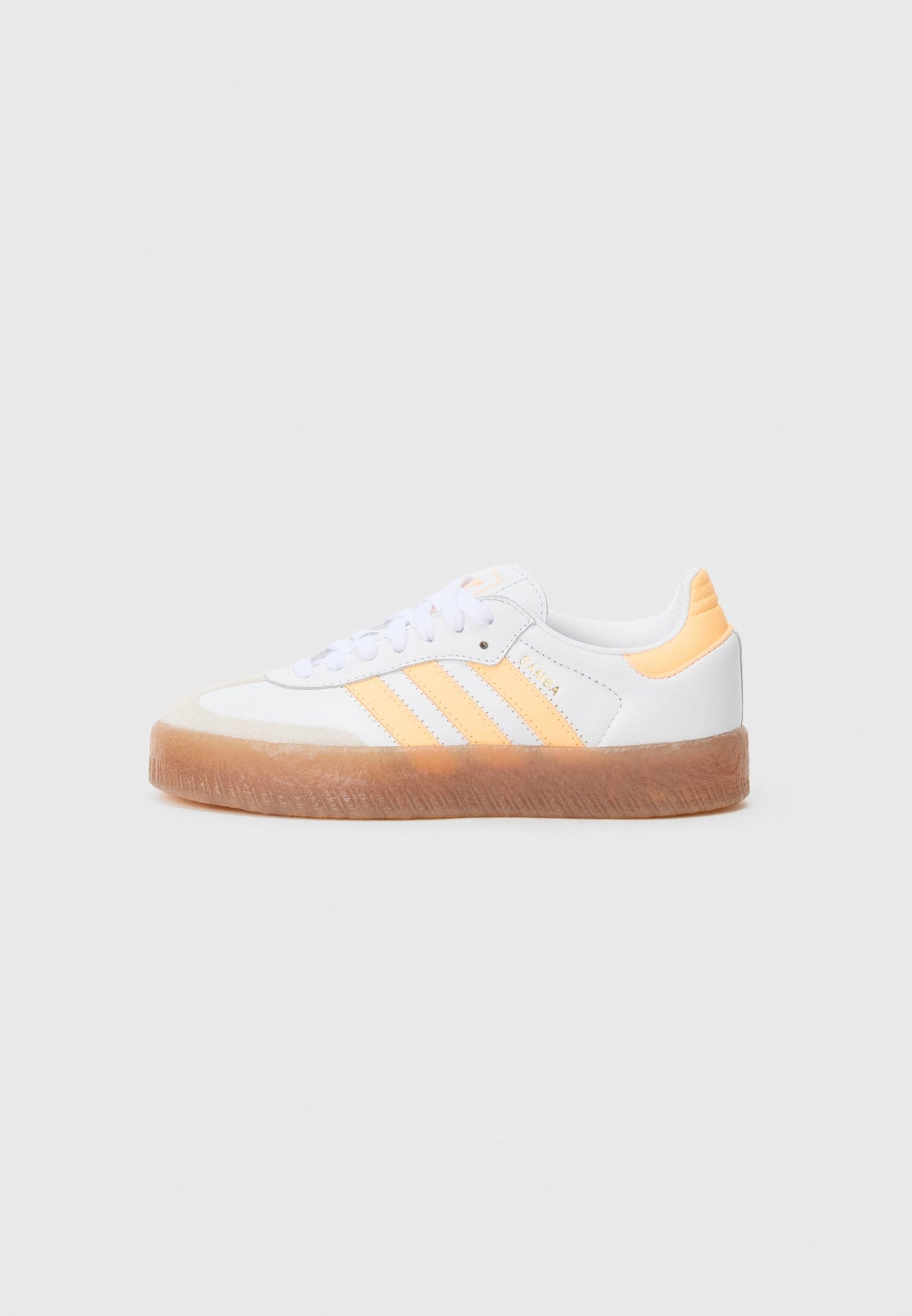 adidas Sambae - White / Acid Orange / Gold-coloured