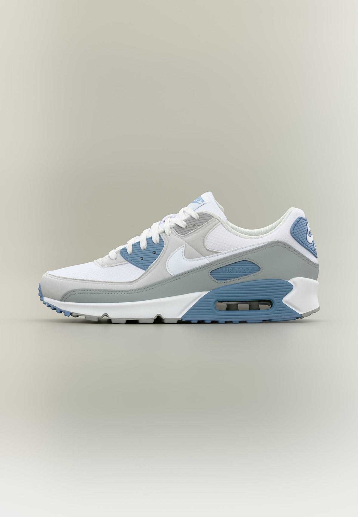 Nike Air Max 90 - White / Light Smoke Grey / Photon Dust / Work Blue
