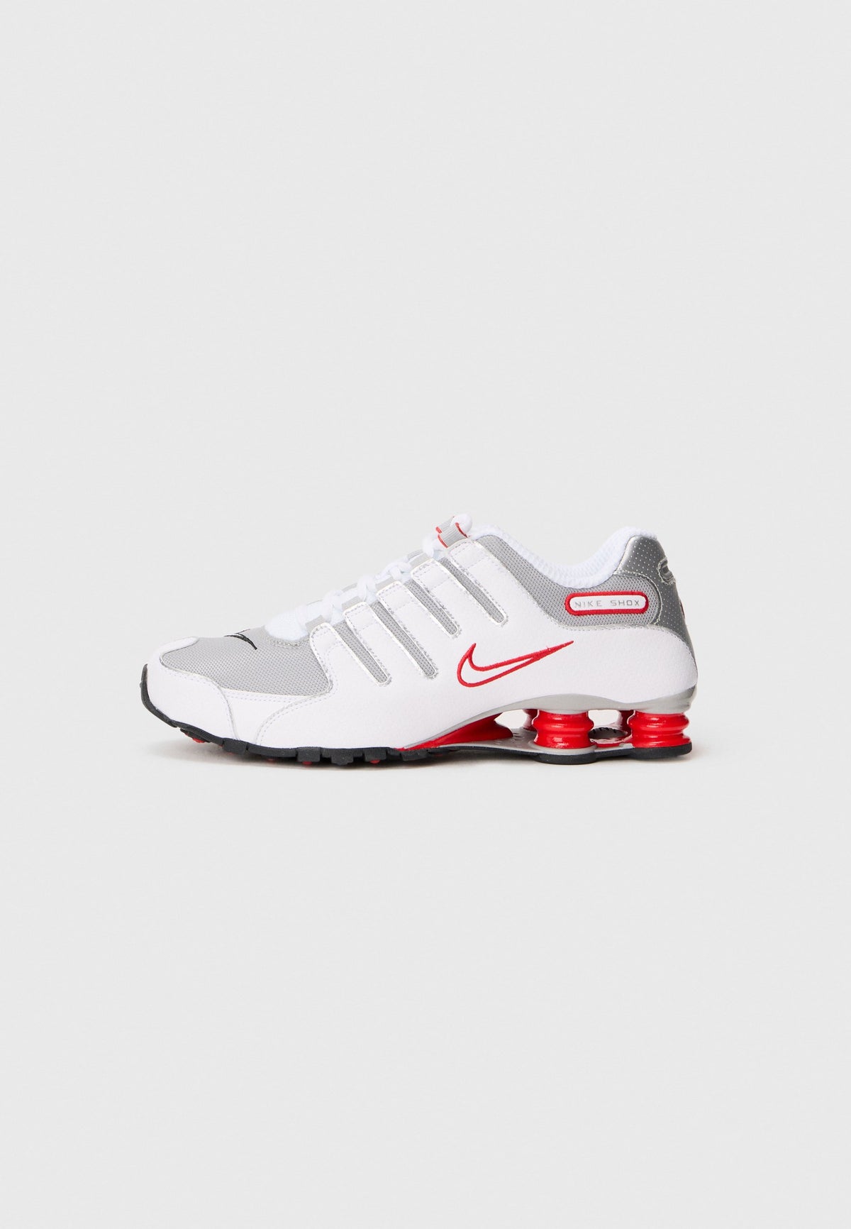 Nike Shox Nz - White / Metallic Silver-coloured / Sport Red / Cool Gray / Black