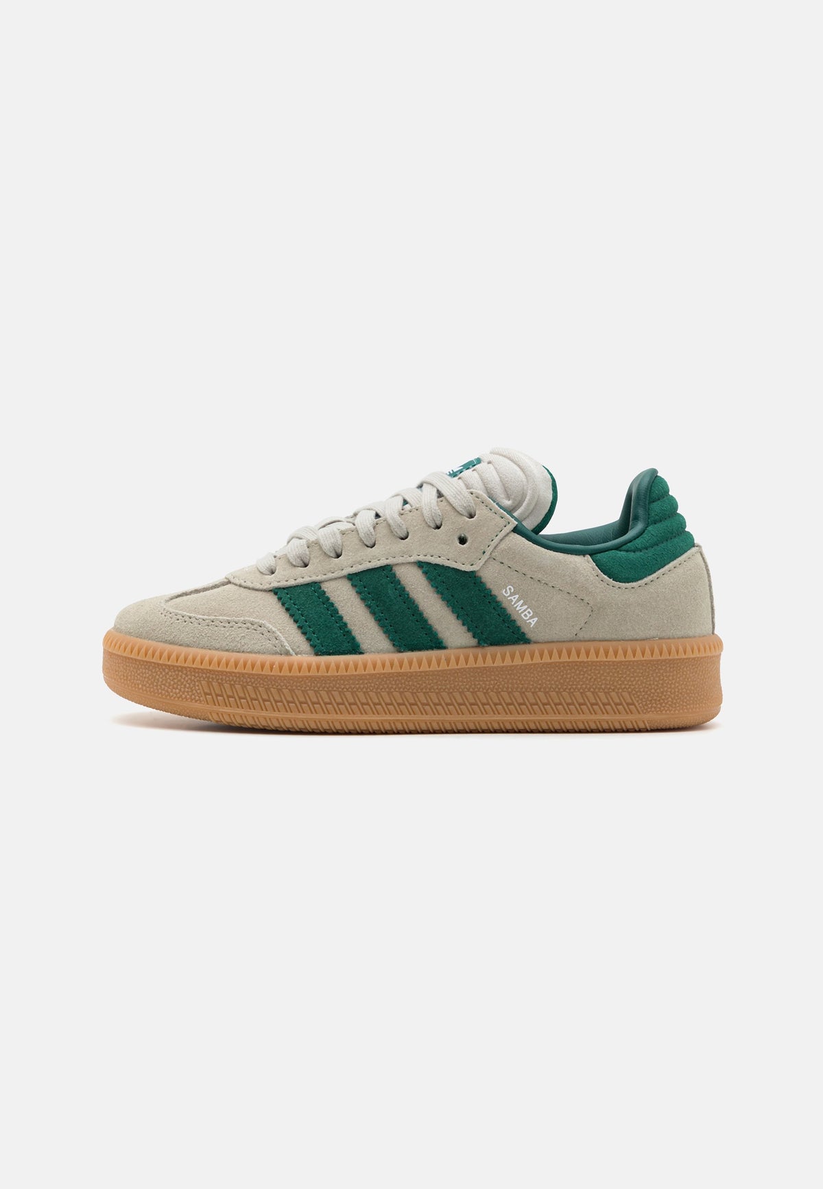 adidas Samba XLG - Putty Grey / Collegiate Green