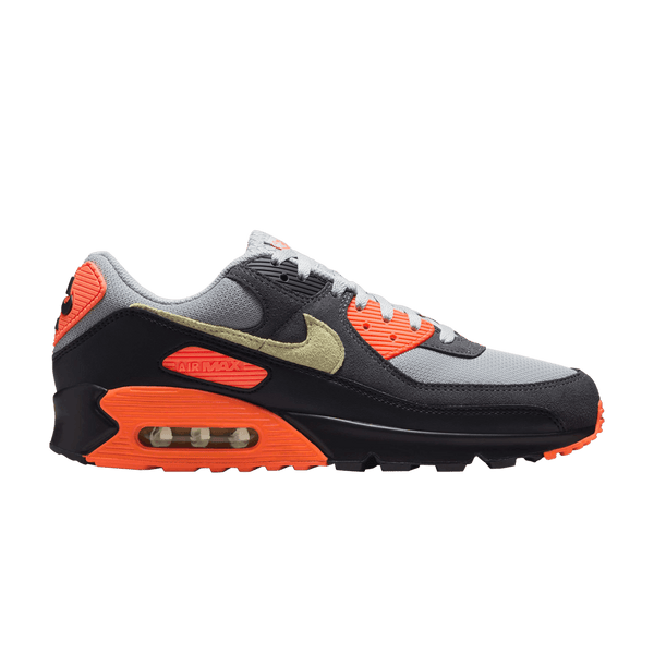 Nike Air Max 90 - Light Smoke Grey Hyper Crimson Limelight