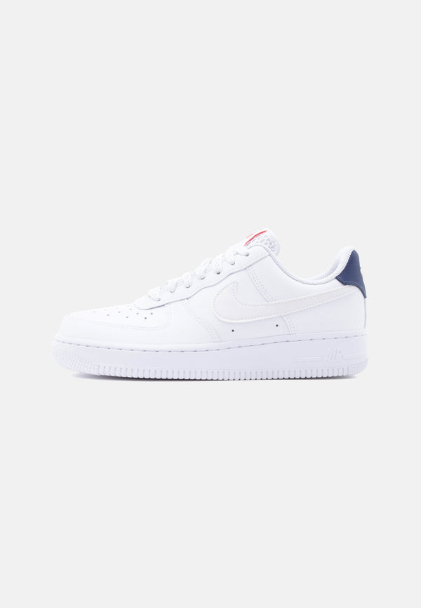 Nike Air Force 1 07 - White / Metallic Summit White / Blue Void / Fire Red / Summit White