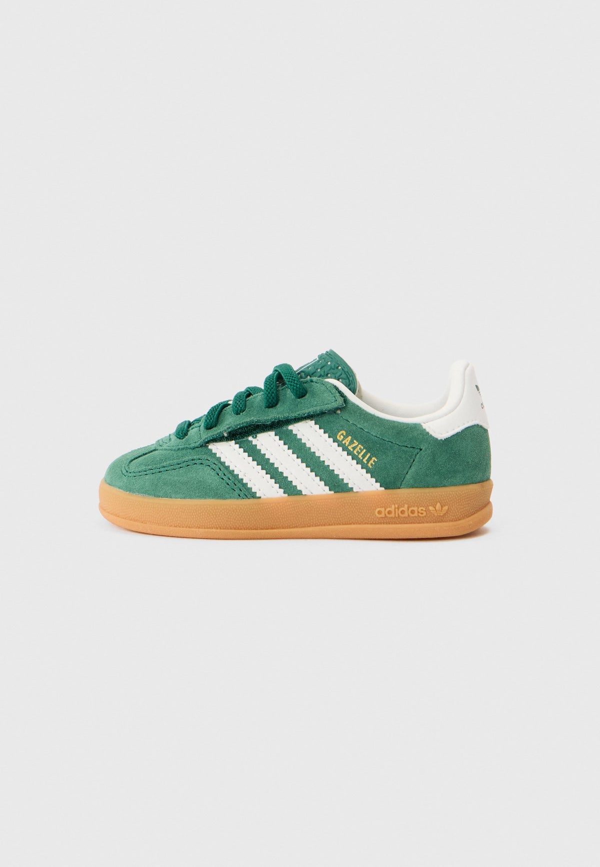 adidas Gazelle Indoor CF El I - Collegiate Green / White / Gum