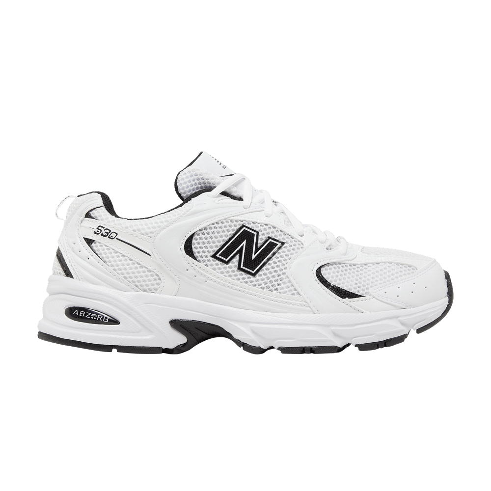 New Balance 530 - White Black Details