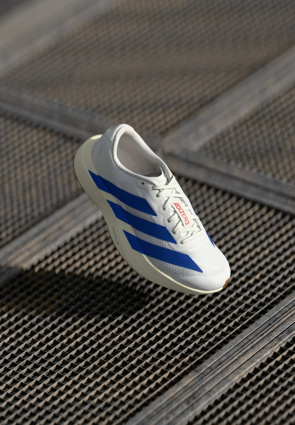 adidas Adizero Evo SL M - Footwear White / Team Royal Blue / Pure Ruby
