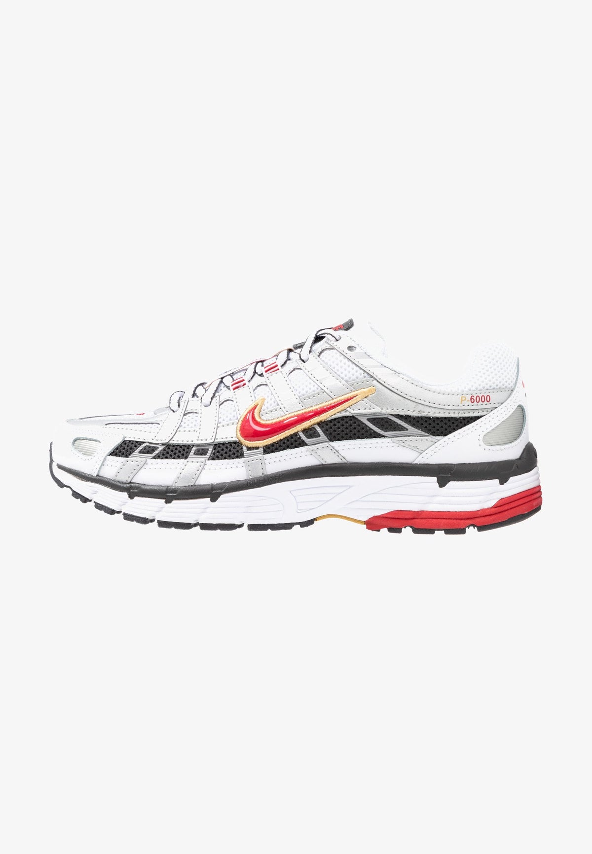 Nike P 6000 - White / Varsity Red / Metallic Platinum