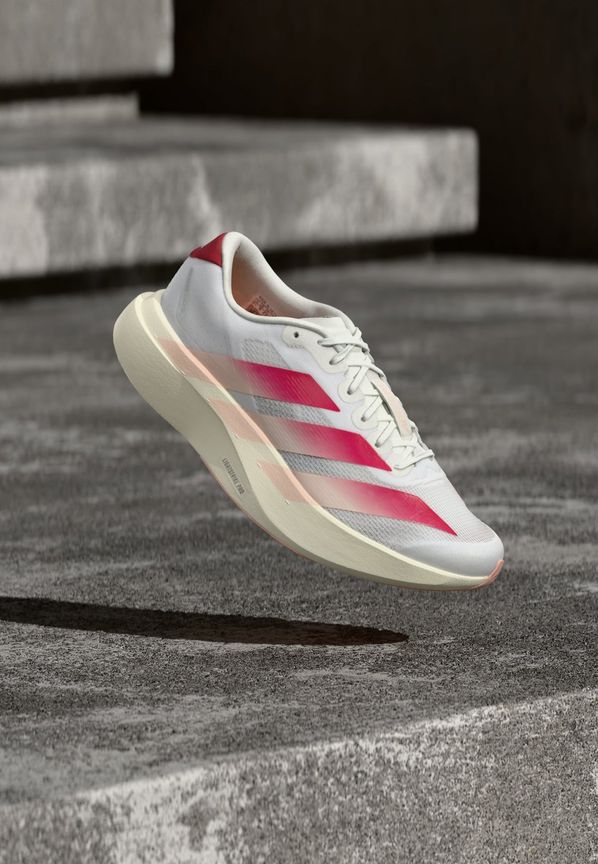 adidas Adizero Evo SL M - Footwear White / Team Victory Red / Blush Pink