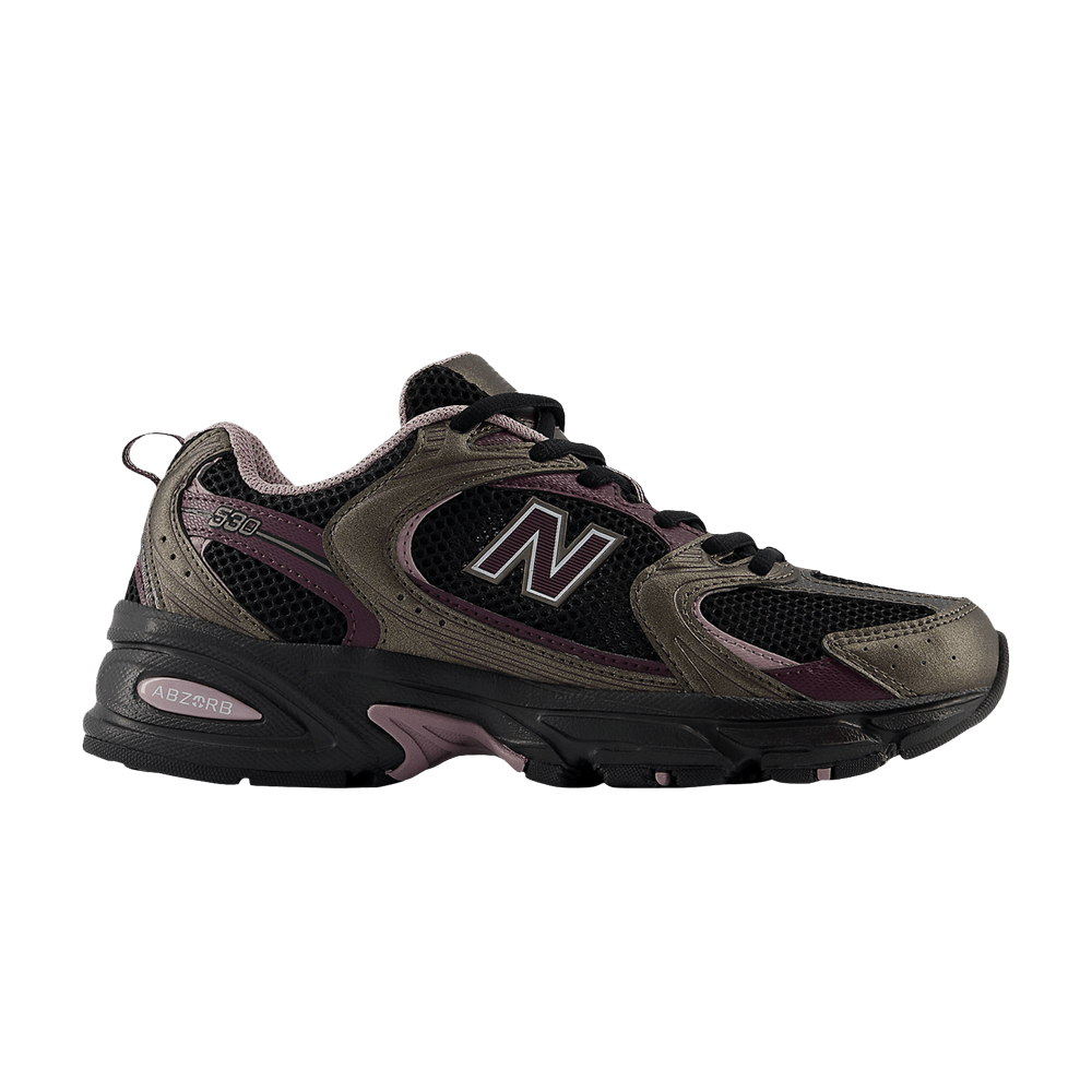 New Balance 530 - Black Metallic Plum Brown