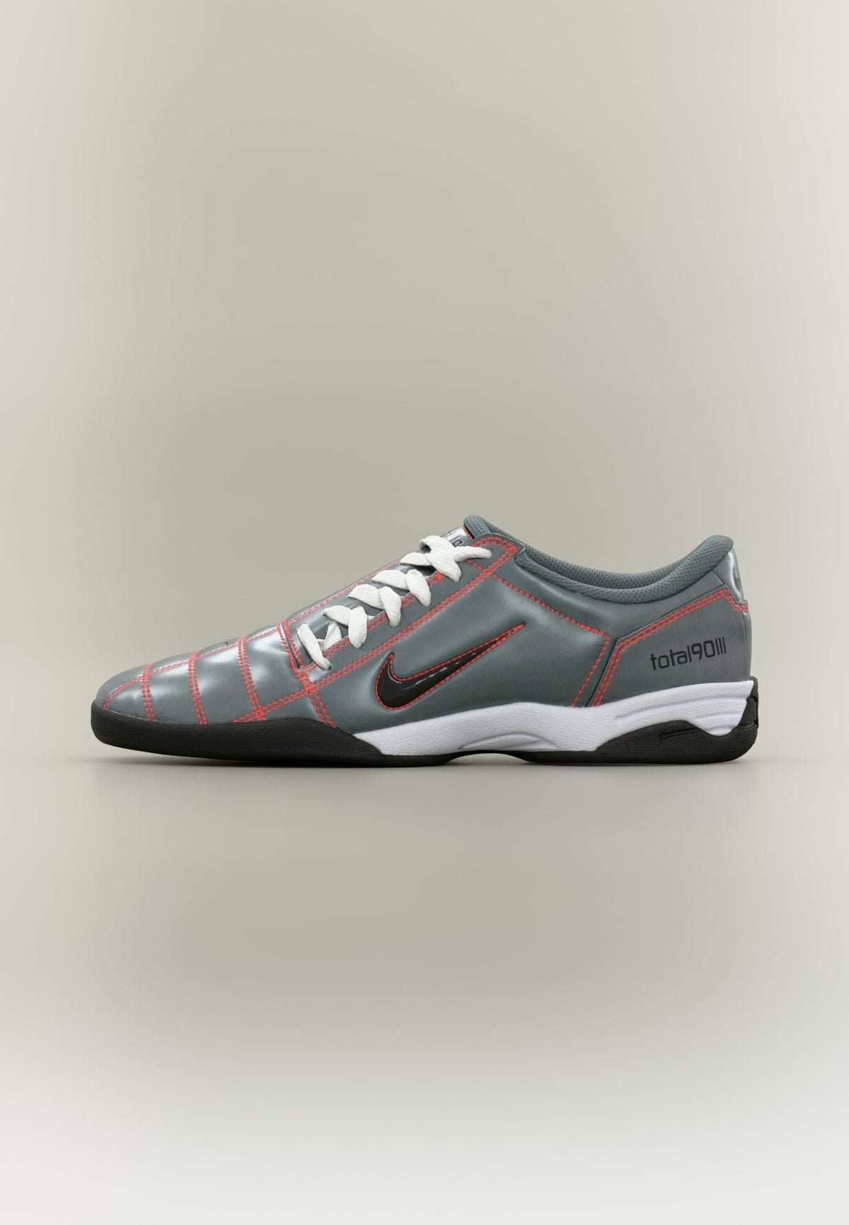 Nike Total 90 - Smoke Grey / Black / Bright Crimson / White