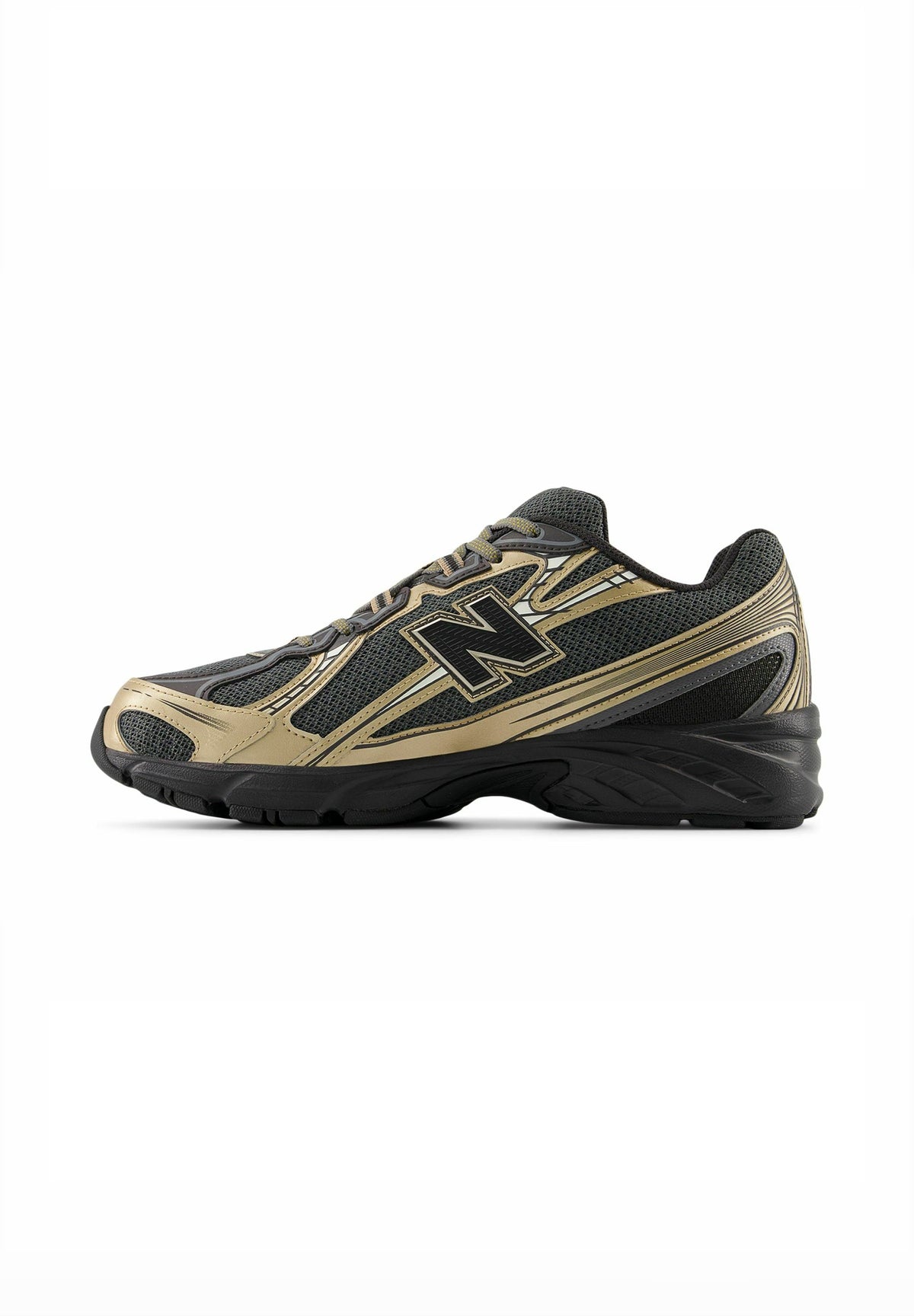 New Balance 740 - Black Black Cement