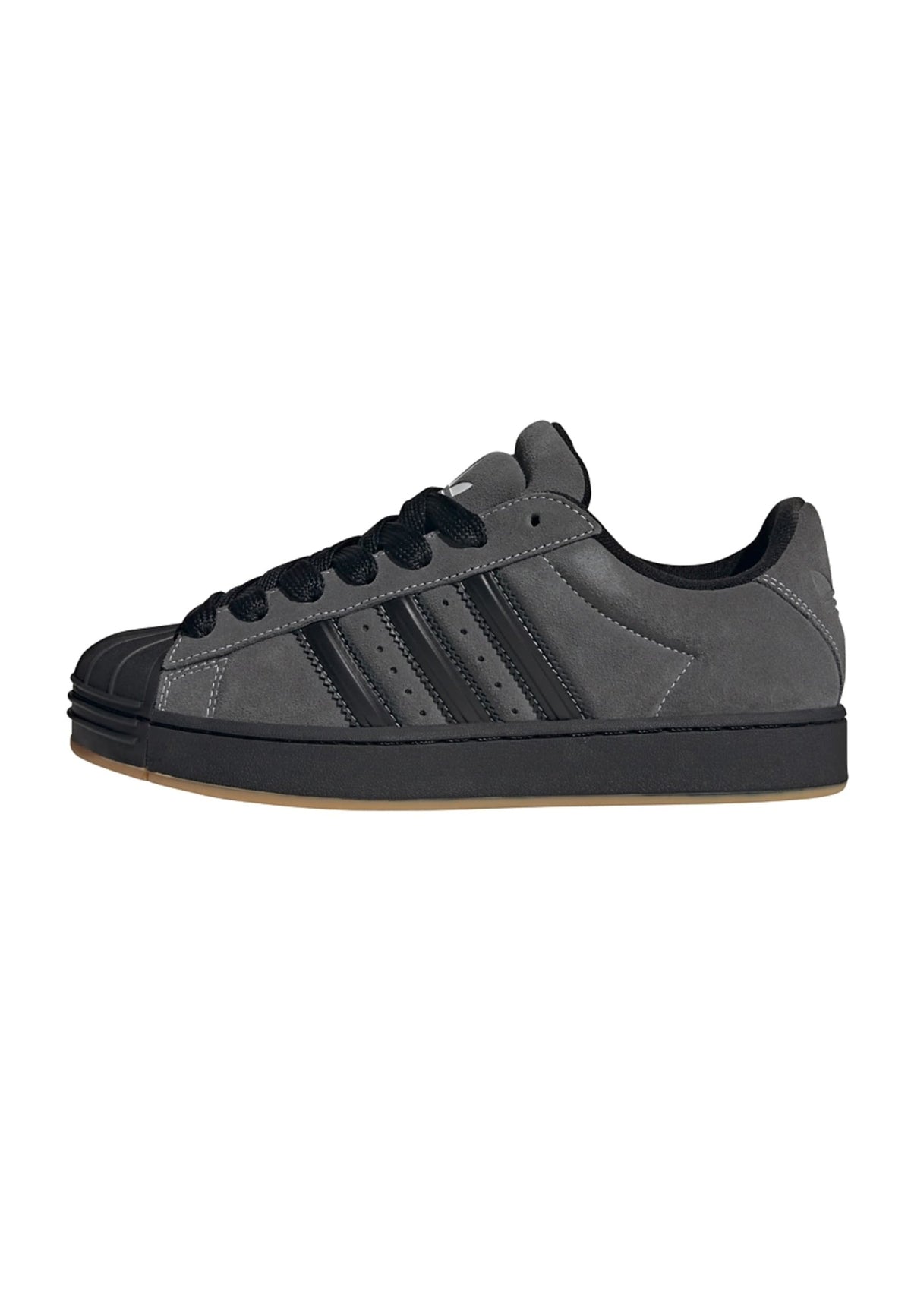 adidas Superstar St - Grey Five / Core Black / gum4