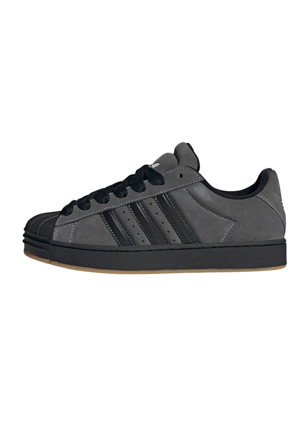 adidas Superstar St - Grey Five / Core Black / gum4