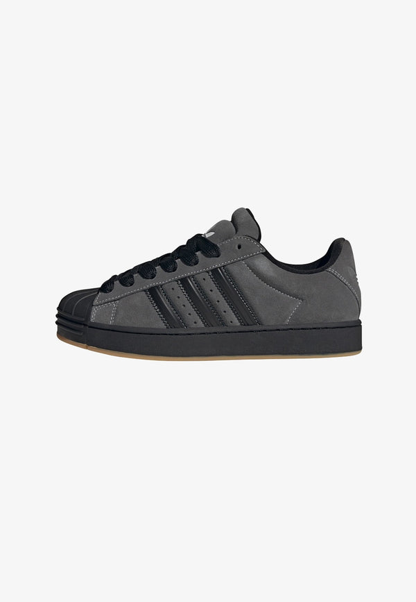 adidas Superstar St - Grey Five / Core Black / gum4