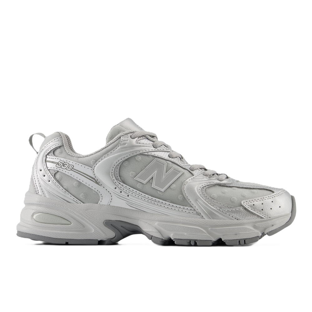 New Balance 530 - Silver Metallic Raincloud Polka Dots